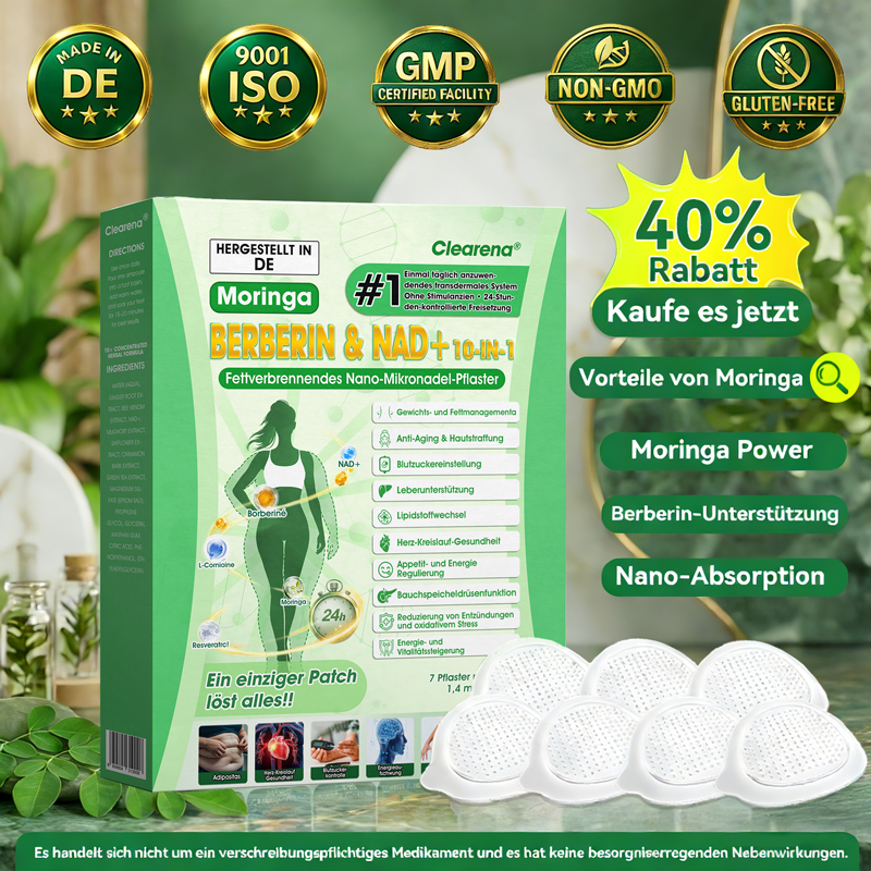 💗𝐎𝐟𝐟𝐢𝐳𝐢𝐞𝐥𝐥𝐞𝐫 𝐃𝐞𝐮𝐭𝐬𝐜𝐡𝐥𝐚𝐧𝐝-𝐒𝐡𝐨𝐩 | 🩺 𝐂𝐥𝐞𝐚𝐫𝐞𝐧𝐚® 𝐌𝐨𝐫𝐢𝐧𝐠𝐚 · 𝐁𝐞𝐫𝐛𝐞𝐫𝐢𝐧 × 𝐍𝐀𝐃+ 𝟏𝟎-𝐢𝐧-𝟏 𝐀𝐝𝐯𝐚𝐧𝐜𝐞𝐝 𝐍𝐚𝐧𝐨-𝐌𝐢𝐜𝐫𝐨𝐧𝐞𝐞𝐝𝐥𝐞-𝐏𝐟𝐥𝐚𝐬𝐭𝐞𝐫 — 𝟏× 𝐭𝐚̈𝐠𝐥𝐢𝐜𝐡, 𝐬𝐢𝐜𝐡𝐭𝐛𝐚𝐫𝐞 𝐄𝐫𝐠𝐞𝐛𝐧𝐢𝐬𝐬𝐞 𝐢𝐧 𝟕 𝐓𝐚𝐠𝐞𝐧