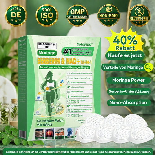 💗𝐎𝐟𝐟𝐢𝐳𝐢𝐞𝐥𝐥𝐞𝐫 𝐃𝐞𝐮𝐭𝐬𝐜𝐡𝐥𝐚𝐧𝐝-𝐒𝐡𝐨𝐩 | 🩺 𝐂𝐥𝐞𝐚𝐫𝐞𝐧𝐚® 𝐌𝐨𝐫𝐢𝐧𝐠𝐚 · 𝐁𝐞𝐫𝐛𝐞𝐫𝐢𝐧 × 𝐍𝐀𝐃+ 𝟏𝟎-𝐢𝐧-𝟏 𝐀𝐝𝐯𝐚𝐧𝐜𝐞𝐝 𝐍𝐚𝐧𝐨-𝐌𝐢𝐜𝐫𝐨𝐧𝐞𝐞𝐝𝐥𝐞-𝐏𝐟𝐥𝐚𝐬𝐭𝐞𝐫 — 𝟏× 𝐭𝐚̈𝐠𝐥𝐢𝐜𝐡, 𝐬𝐢𝐜𝐡𝐭𝐛𝐚𝐫𝐞 𝐄𝐫𝐠𝐞𝐛𝐧𝐢𝐬𝐬𝐞 𝐢𝐧 𝟕 𝐓𝐚𝐠𝐞𝐧