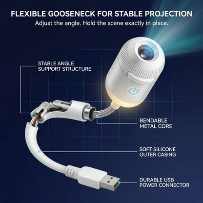 🌌 Comauo® 💡5D Mini-Sternenprojektor — Dynamische Galaxiebeleuchtung für Schlafzimmer, Autos und entspannte Nächte 🔥