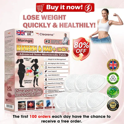 🧑‍⚕️ 𝐎𝐟𝐟𝐢𝐳𝐢𝐞𝐥𝐥𝐞𝐫 𝐃𝐞𝐮𝐭𝐬𝐜𝐡𝐥𝐚𝐧𝐝-𝐒𝐡𝐨𝐩 🇩🇪 | 𝐂𝐥𝐞𝐚𝐫𝐞𝐧𝐚® 𝟏𝟎-𝐢𝐧-𝟏 𝐀𝐝𝐯𝐚𝐧𝐜𝐞𝐝 𝐍𝐚𝐧𝐨-𝐌𝐢𝐤𝐫𝐨𝐧𝐚𝐝𝐞𝐥-𝐏𝐚𝐭𝐜𝐡 (𝐌𝐨𝐫𝐢𝐧𝐠𝐚 · 𝐁𝐞𝐫𝐛𝐞𝐫𝐢𝐧 × 𝐍𝐀𝐃⁺) 𝐄𝐢𝐧𝐦𝐚𝐥 𝐭𝐚̈𝐠𝐥𝐢𝐜𝐡 · 𝐒𝐩𝐮̈𝐫𝐛𝐚𝐫𝐞 𝐕𝐞𝐫𝐚̈𝐧𝐝𝐞𝐫𝐮𝐧𝐠𝐞𝐧 𝐢𝐧𝐧𝐞𝐫𝐡𝐚𝐥𝐛 𝐯𝐨𝐧 𝟕 𝐓𝐚𝐠𝐞𝐧