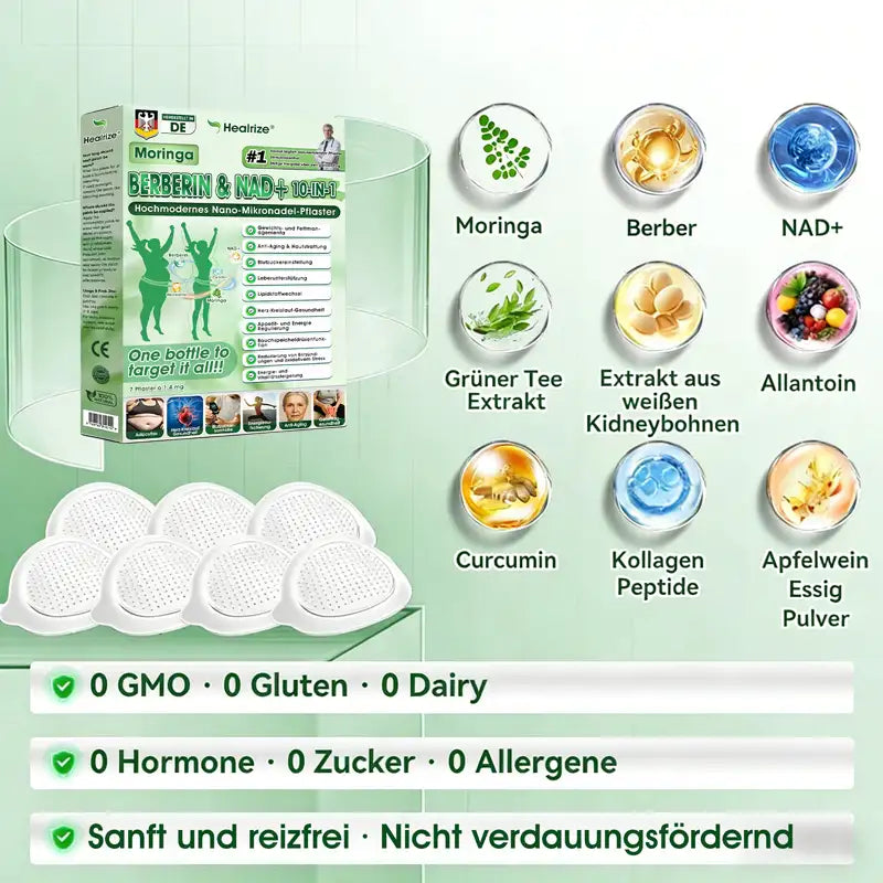 | 𝐎𝐟𝐟𝐢𝐳𝐢𝐞𝐥𝐥𝐞𝐫 🇩🇪 𝐃𝐄-𝐒𝐡𝐨𝐩 |  ✨🧑‍⚕️ 𝐇𝐞𝐚𝐥𝐫𝐢𝐳𝐞® 𝐌𝐨𝐫𝐢𝐧𝐠𝐚 · 𝐁𝐞𝐫𝐛𝐞𝐫𝐢𝐧 × 𝐍𝐀𝐃+ 𝟏𝟎-𝐢𝐧-𝟏 𝐀𝐝𝐯𝐚𝐧𝐜𝐞𝐝 𝐍𝐚𝐧𝐨-𝐌𝐢𝐜𝐫𝐨𝐧𝐞𝐞𝐝𝐥𝐞-𝐏𝐟𝐥𝐚𝐬𝐭𝐞𝐫 — 𝟏× 𝐭𝐚̈𝐠𝐥𝐢𝐜𝐡, 𝐬𝐢𝐜𝐡𝐭𝐛𝐚𝐫𝐞 𝐄𝐫𝐠𝐞𝐛𝐧𝐢𝐬𝐬𝐞 𝐢𝐧 𝟕 𝐓𝐚𝐠𝐞𝐧✅