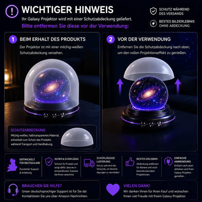 🌌🔮 Topacme® 5D Mini-Sternenprojektor💡 — Dynamische Galaxiebeleuchtung für Schlafzimmer, Autos und entspannte Nächte (Copy)
