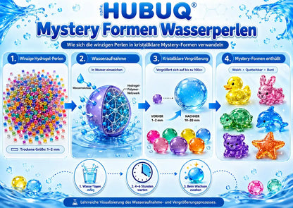 HUBUQ® Geheimnisvolle Wasserperlen
