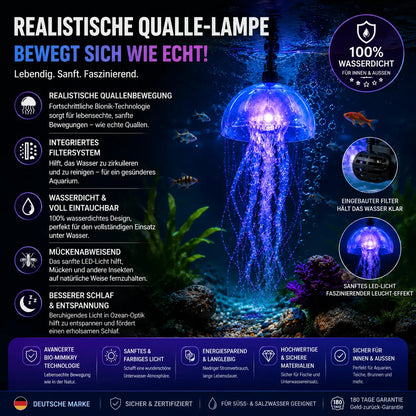 Topacme® Ultra-Realistische Bionische Quallenleuchte