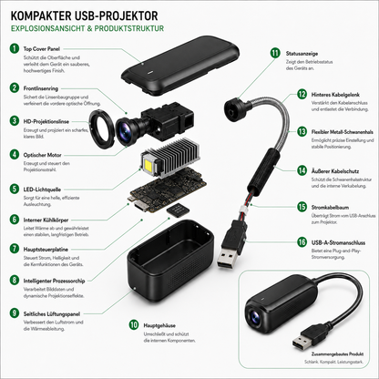 🌌 Comauo® 5D Mini-Sternenprojektor💡 — Dynamische Galaxiebeleuchtung für Schlafzimmer, Autos und entspannte Nächte 🔥