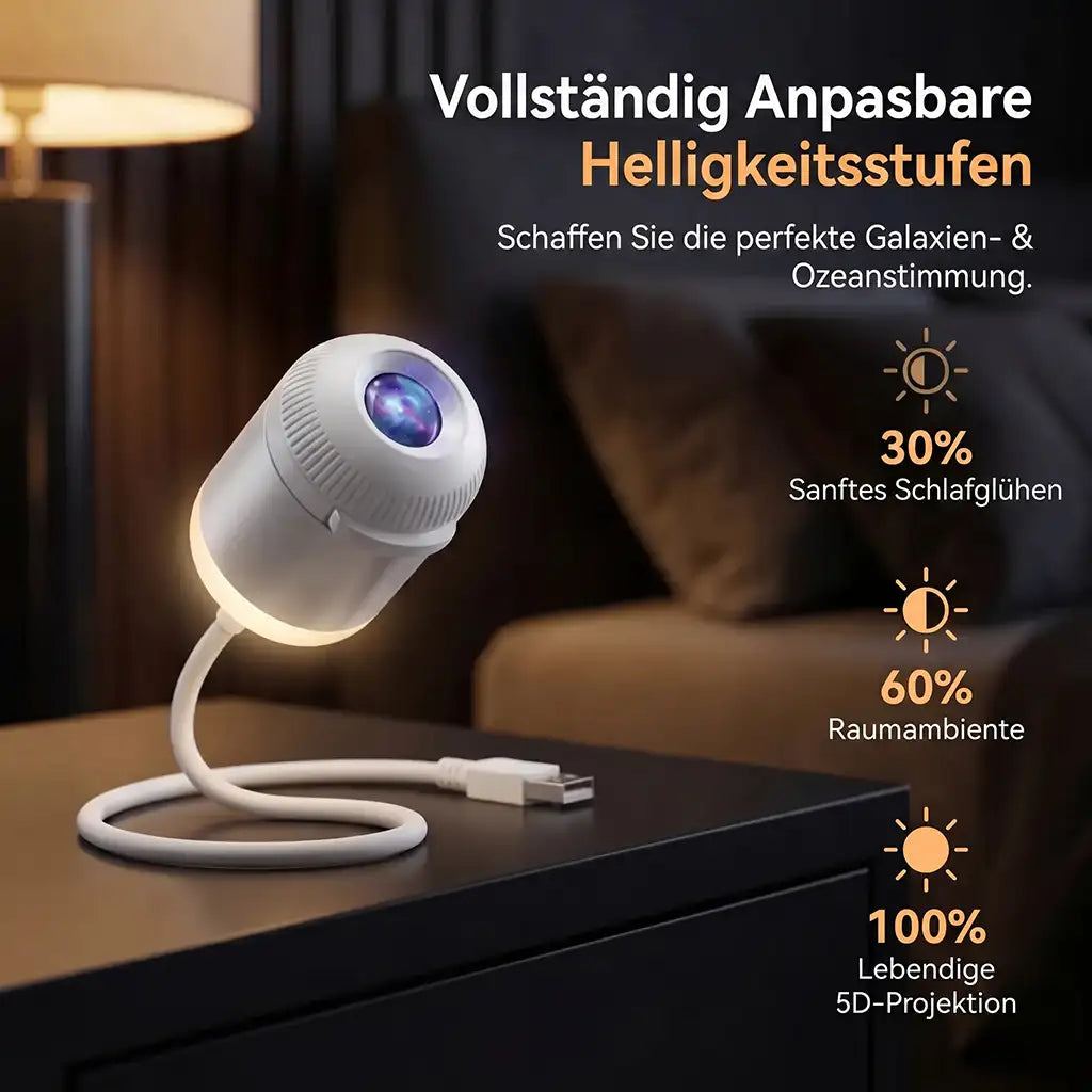 🌌 Comauo® 5D Mini-Sternenprojektor💡 — Dynamische Galaxiebeleuchtung für Schlafzimmer, Autos und entspannte Nächte 🔥