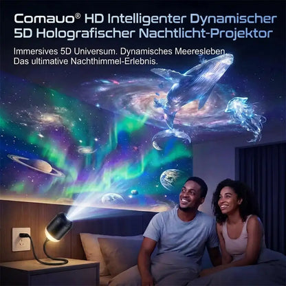 Comauo® 5D Mini-Sternenprojektor — Dynamische Galaxiebeleuchtung für Schlafzimmer, Autos und entspannte Nächte 🔥