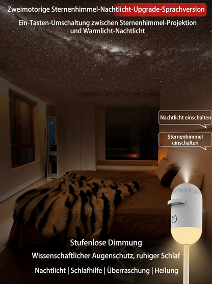 🌌 Comauo® 💡5D Mini-Sternenprojektor — Dynamische Galaxiebeleuchtung für Schlafzimmer, Autos und entspannte Nächte 🔥